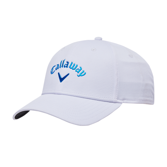 HW CG WMN LIQUID METAL WHT/BLUE 23