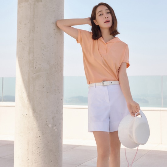 여름 등판 펀칭 티셔츠