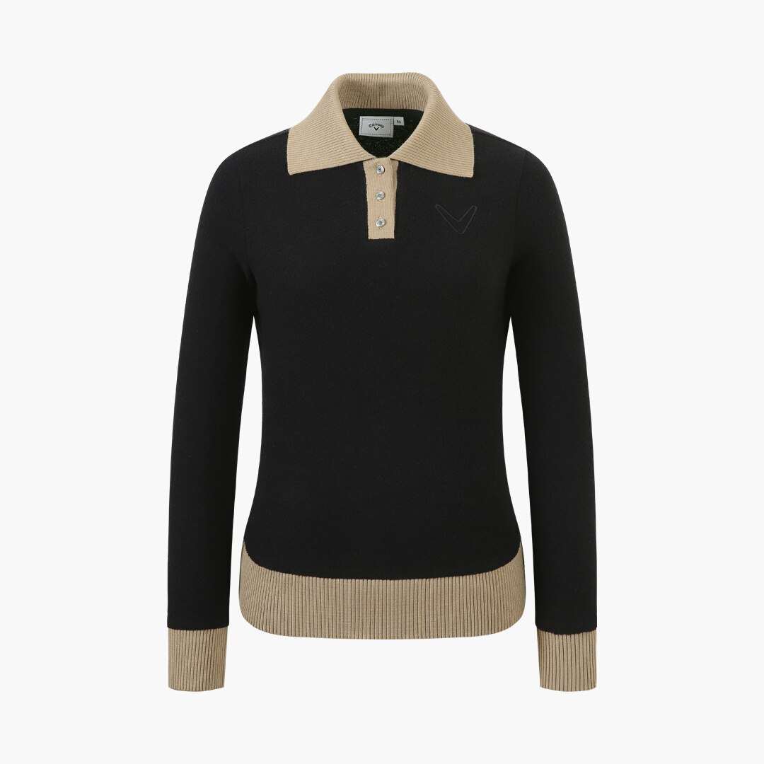 여성 겨울 부클원단 시보리 티셔츠 상의 여성 Callaway Official Callaway Golf Korea Site